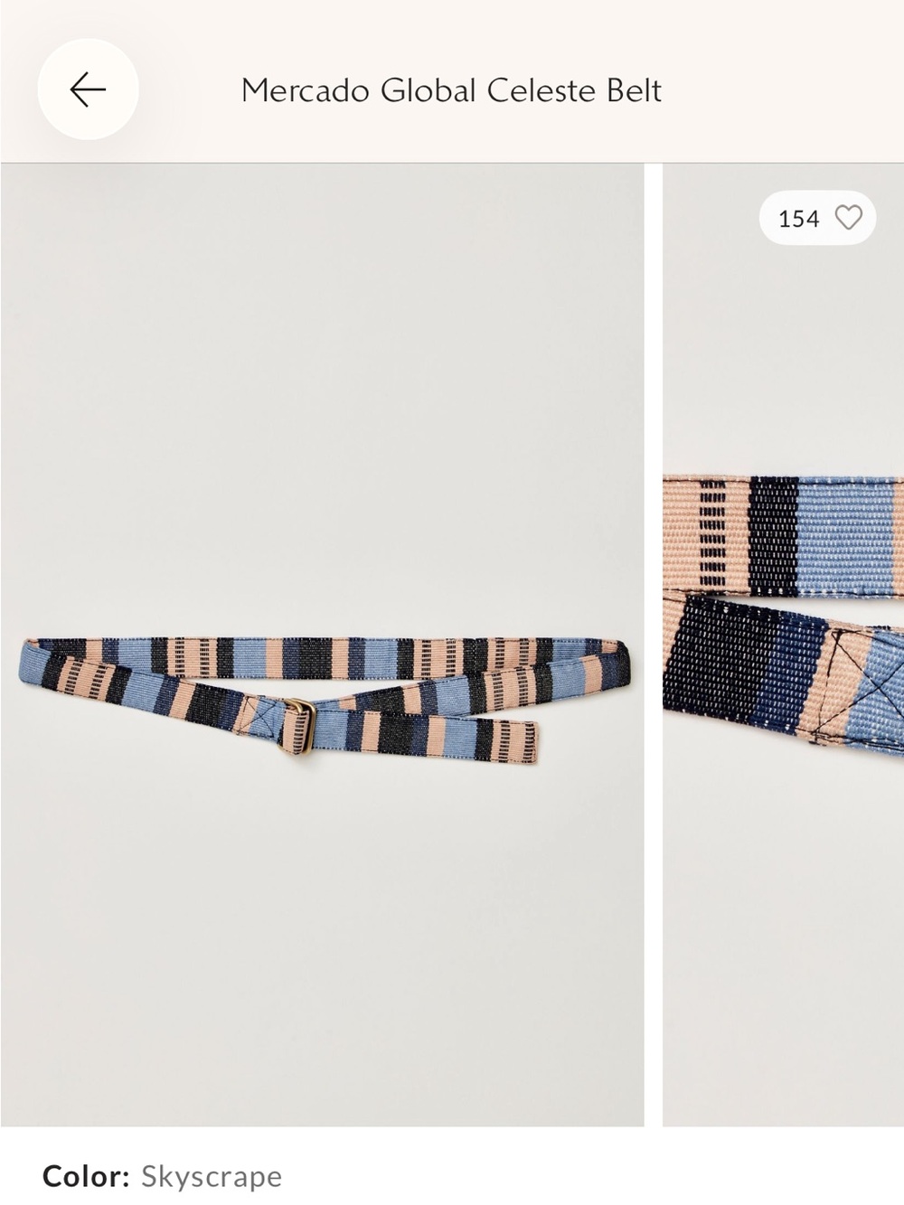 Mercado Global Celeste Belt Skyscrape
